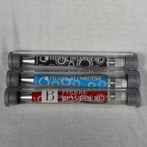 3 new PIERRE BELVEDERE colorful mechanical pencils